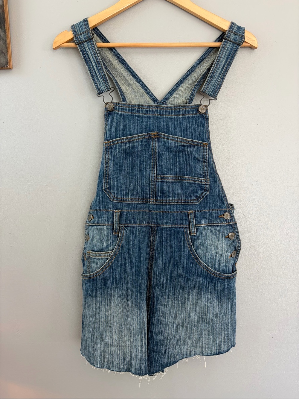 Denim Overall shorts